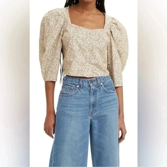 Levis Womens Elora floral blouse size XL - Picture 1 of 12